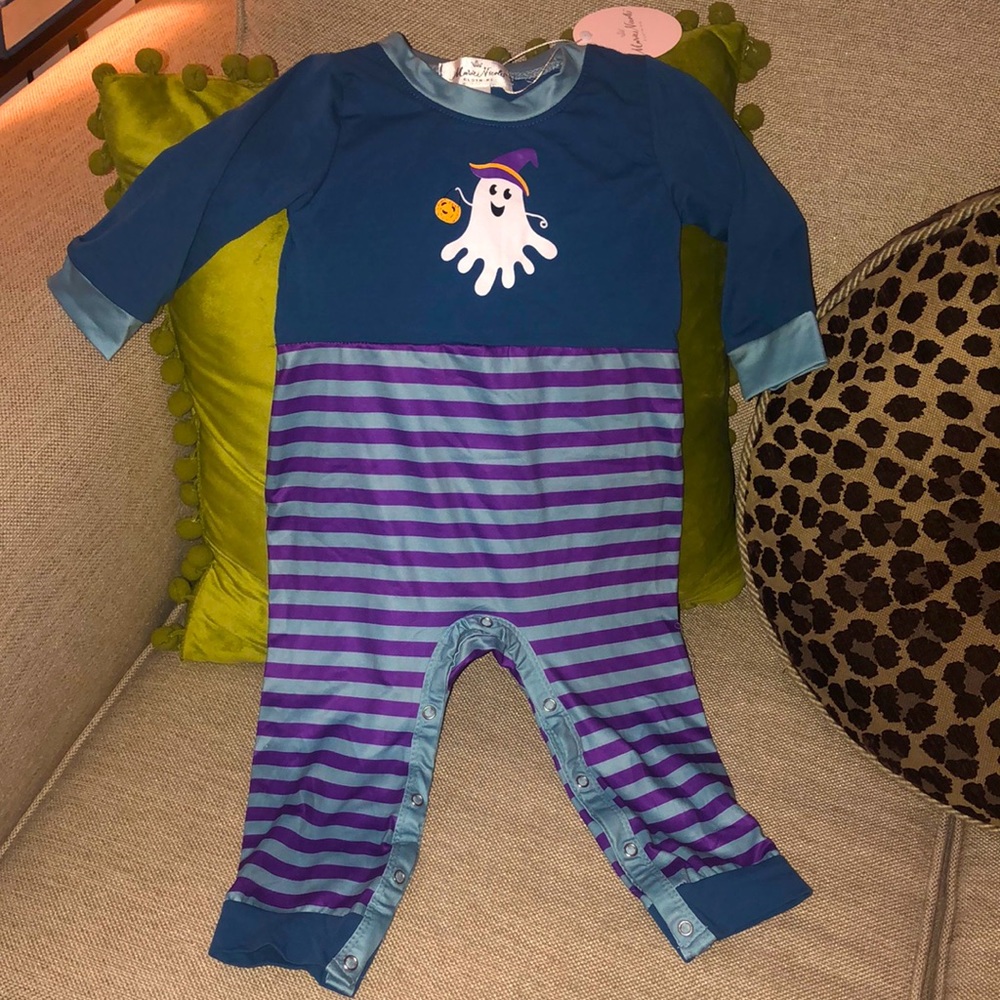 NWT Marie Nicole Halloween Ghost JonJon Sz.12-18mo